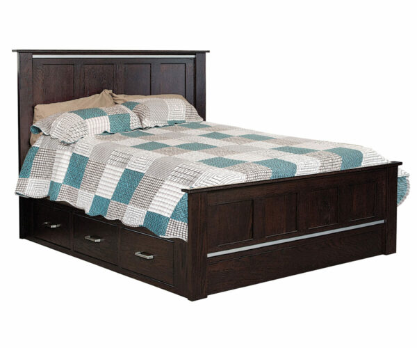Medina Bed With Storage Rail