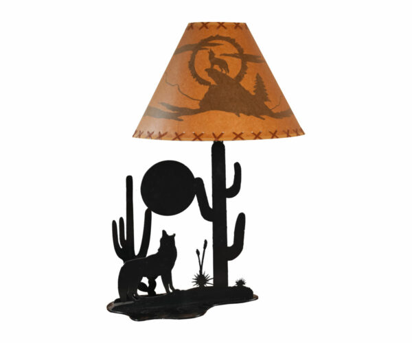 Metal Table Lamp - Wolf