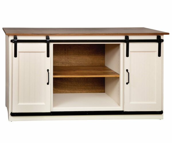 Barn Door TV Cabinet - 60"W