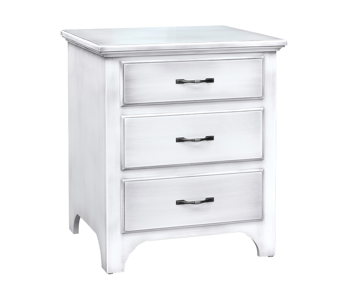 Bradford Three Drawer Nightstand