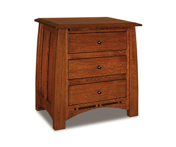 Boulder Creek 3 Drawer Nightstand
