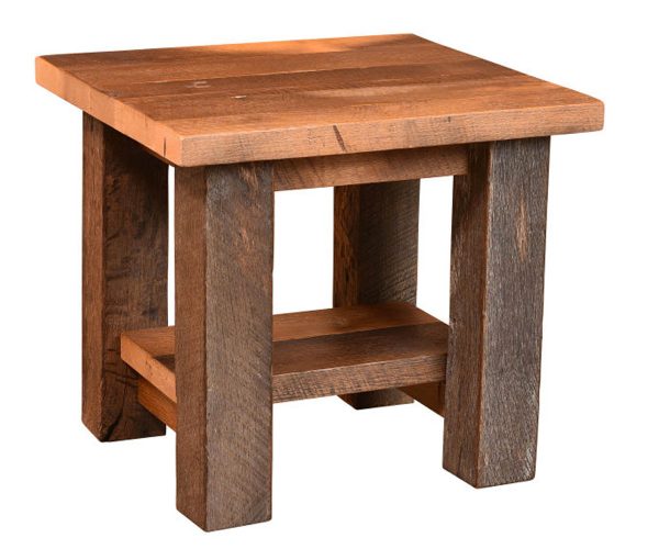 Almanzo End Table with Shelf